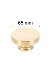 Mühürcüm Mühür Mumu Damga 65  mm Yuvarlak Boş Pirinç Kafa + Ahşap Sap R5799O65 thumbnail 1