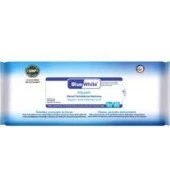 VÜCUT TEMİZLEME HAVLUSU BLUE WHİTE - 1