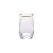DECORİUM SU BARDAĞI 6 PRÇ MORANO ALTIN M01125 - 1