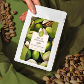 Decaf Pistachio Coffee Kafeinsiz Antep Fıstığı Aromalı Filtre Kahve 200 Gr - 4