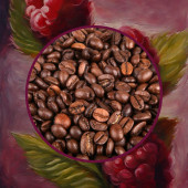 Decaf Raspberry Coffee Kafeinsiz Ahududu Aromalı Çekirdek Kahve 200 Gr - 2