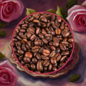 Decaf Rose Turkish Delight Coffee Kafeinsiz Güllü Lokum Aromalı Çekirdek Kahve 200 Gr - 2