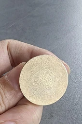 Mühürcüm Mühür Mumu Damga 30 mm Yuvarlak Kumlu Boş Pirinç Kafa + Ahşap Sap R5799K30 thumbnail 3