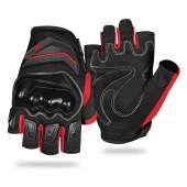 FORTE GT RS 1903D Su Geçirmez Parmaksız Motosiklet Eldiveni Kırmızı 2XL Beden - 1