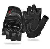 FORTE GT RS 1903D Su Geçirmez Parmaksız Motosiklet Eldiveni Siyah XL Beden - 1