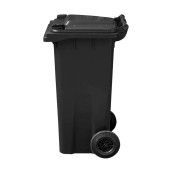Siyah Renk 120 Lt Çöp Kovası, Çöp Konteyner - 4