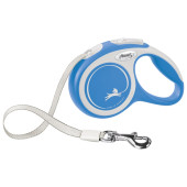 Flexi new comfort l boy şerit tasma large 5 metre otomatik şeritli köpek uzatma max 50kg mavi flexi - 3