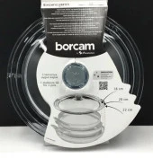 Paşabahçe borcam kapak 18-20-22 cm lere uygun cam tencere kapağı - 1
