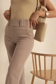 VioShine Kadın Üç Düğmeli Likralı Pantolon - 2