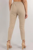 VioShine Kadın Beli Lastikli Cepli Havuç Kalıp Pantolon - 6