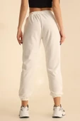 VioShine Kadın Beli Lastikli Düğme Detaylı Pantolon - 9