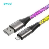 Led Işıklı Hızlı Şarj Özellikli Usb Lighting Kablo - 3