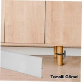 Mobilya Baza Ayakkabılık Dolap Mutfak Tezgah Gardrop Vestiyer Ayak Bacak Boru Tutucu Toka Klips (6 Adet) - 3