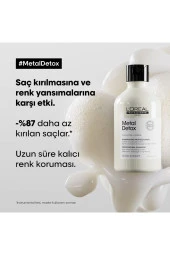 İşlem Görmüş Ve Yıpranmış Saçlar İçin Metal Karşıtı Arındırıcı Metal Detox Şampuan 300Ml thumbnail 2