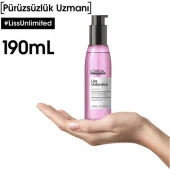 L'oreal Professionnel Serie Expert Liss Unlimited Elektriklenme karşıtı (ve yoğun yumuşaklık veren) Yağ 125 ml thumbnail 6