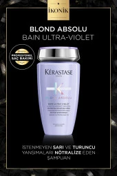 Blond Absolu Bain Ultra-violet Istenmeyen Sarı&turuncu Yansımaları Nötralize Eden Şampuan - 1