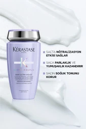 Blond Absolu Bain Ultra-violet Istenmeyen Sarı&turuncu Yansımaları Nötralize Eden Şampuan thumbnail 4