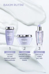Blond Absolu Bain Ultra-violet Istenmeyen Sarı&turuncu Yansımaları Nötralize Eden Şampuan thumbnail 7