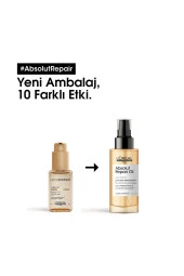 Serie Expert Absolut Repair 10 in 1 Yıpranmış Saçlar için 10 Etkili Mucize Saç Bakım Yağı 90 ml thumbnail 6