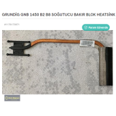 GRUNDİG GNB 1450 B2 B8 1450 B1 B8 SOĞUTUCU BAKIR BLOK HEATSİNK thumbnail 1