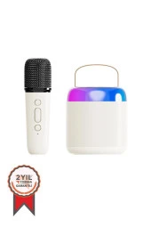 Torima K12 Taşınabilir Kablosuz Bluetooth Hoparlör Beyaz thumbnail 1