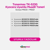 Kyocera ECOSYS M5521cdn Muadil Toner Mavi / TK-5230 - 2