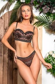 Gallipoli Kadın Siyah Dantelli Desenli Sütyen Takım 31892 thumbnail 2