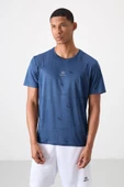 Tommy Life Parlament Polyester Nefes Alan Jakarlı İnce Esnek Standart Fit Erkek Performans T-Shirt - 88397 - 3