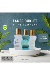 Fanse Otel Temizlik Medikal Malzemeleri Tek Kullanımlık Otel Buklet 50 Adet Şampuan 50 Adet Duş Jeli 50 Adet Saç Kremi S Şişe Set 35 ml - 1