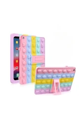 iPad 2022 10.9 İnç  (10.nesil)  Petit Standlı Tablet Silikon Kılıf thumbnail 6