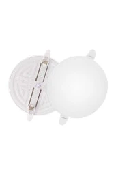 ACK AP10-01830 18W 6500K Beyaz Ayarlanabilir Sıva Altı Çerçevesiz Yuvarlak Led Panel thumbnail 2