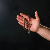 Gümüş İşlemeli Kuka Tesbih - 3