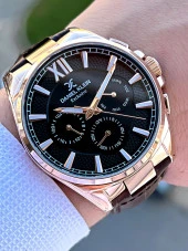 Daniel Klein Deri Kordon 30 Mt Suya Dayanıklı İç Göstergeler Aktif Erkek Kol Saati EDK.1.10650-3 thumbnail 1