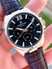 Daniel Klein Deri Kordon 30 Mt Suya Dayanıklı İç Göstergeler Aktif Erkek Kol Saati EDK.1.10650-3 thumbnail 4