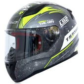 LS2 RAPID THUNDER TITANIUM-NEON SARI KASK - 2