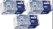 Aqua Pratik Mendil 250 Yaprak Tekli Pk (3 Lü Set) - 1