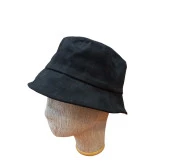 Salarticaret Unısex Kaşe siyah Bucket Kova Şapka - 1