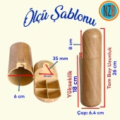 Mobilya Kanepe TV Ünitesi Koltuk Ayağı Baza Ayakları Ahşap Ceviz Desenli 18 cm thumbnail 2