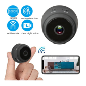 QASUL Mini Güvenlik Kamerası, 1080P HD WiFi Kablosuz Ev Güvenlik Kamerası, Gece Görüşü - 2