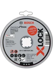 Bosch X-LOCK SDInoxR KesmeTaşı115*1mmDüz10lu - 2