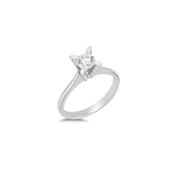 14 Ayar Altın Tektaş Yüzük thumbnail 3