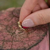 14 Ayar Altın Aşk Düğüm Yüzük thumbnail 3