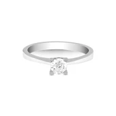 0,19Ct Pırlanta Tektaş Yüzük-18k - 3