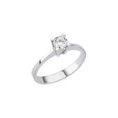 0.24Ct Pırlanta Tektaş Yüzük - 18K - 1