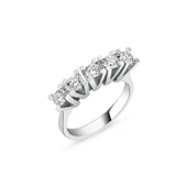0.80ct Pırlanta Beştaş Yüzük-18k - 1