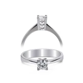 0,50Ct Pırlanta Tektaş Yüzük - 18K thumbnail 1