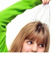 Kafa Masaj Aleti Baş Saç Deri Kaşıma Teli Anti Stres Telli Masaj Cihazı 1 Adet thumbnail 2