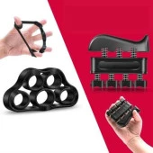 5 Parça El, Kol ve Parmak Egzersiz Spor Aletleri Seti Fitness Takımı - 3