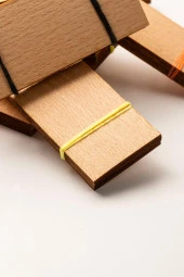 Ahşap Mum Fitili - 30 Adet ( 30mm x 75mm x 0,5mm ) thumbnail 3