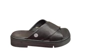 MAMMAMİA D24YT-2280 KALIN TABAN ORTOPEDİK DERİ KADIN TERLİK - 9